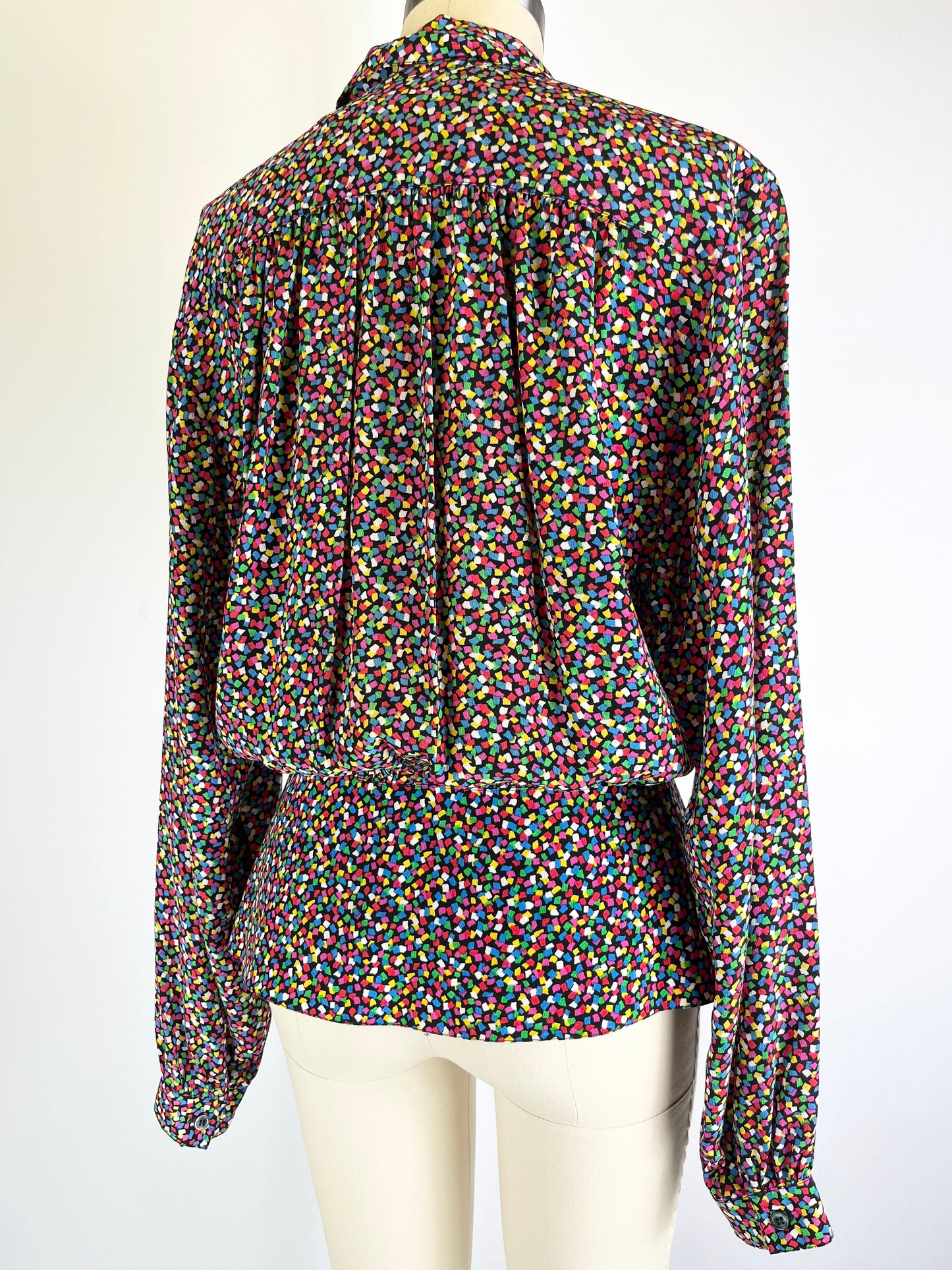 1980s Peplum Blouse